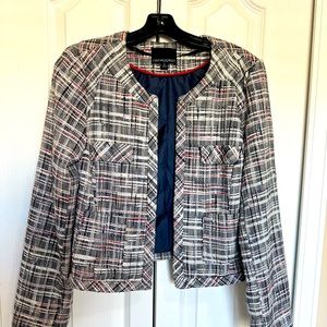 Cynthia Rowley waist jacket tweed.
